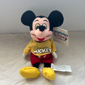 NWT The Disney Store Mini Bean Bag Plush Mickey Mouse